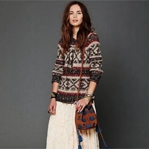 Free People Sweaters - Free People Silver Reed XS Sweater